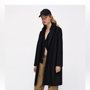 Zara black coat